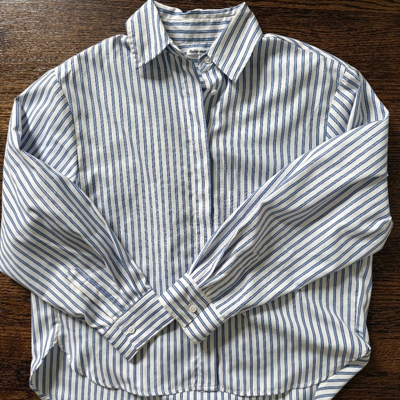 Reformation Andy Oversized Shirt - Picture 1 of 3